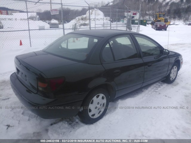 1G8ZG52872Z237273 - 2002 SATURN SL1 GREEN photo 4