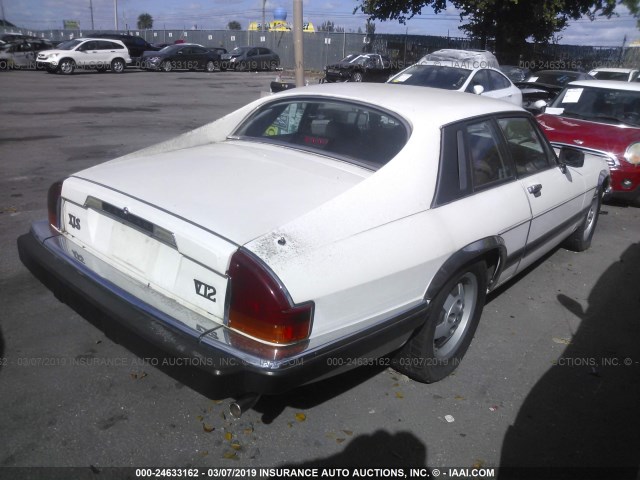 SAJNV5848GC133031 - 1986 JAGUAR XJS WHITE photo 4