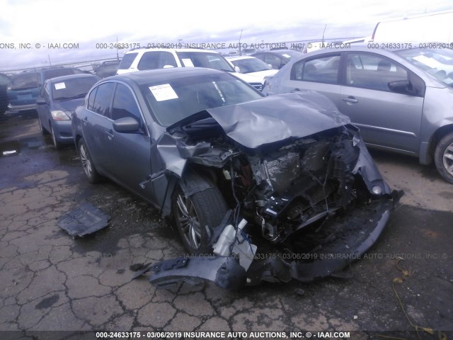 JN1CV6AP9AM407230 - 2010 INFINITI G37 SPORT GRAY photo 1