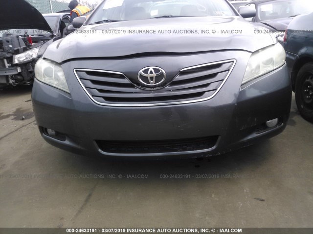 4T1BK46K57U010234 - 2007 TOYOTA CAMRY NEW GENERAT LE/XLE/SE GRAY photo 6