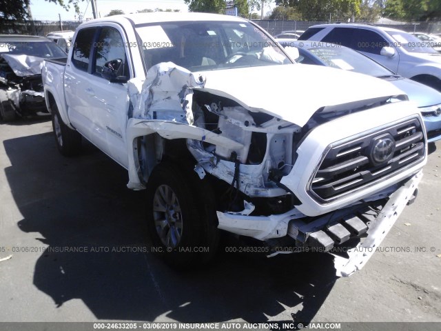 3TMAZ5CN1JM062407 - 2018 TOYOTA TACOMA DBL CAB/SR5/TRD SPORT/OR WHITE photo 6