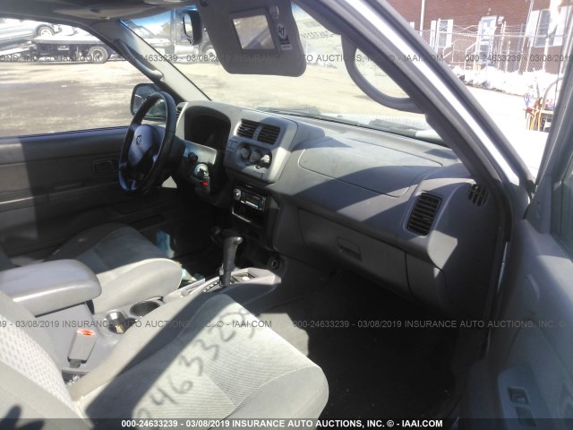 5N1ED28Y71C545494 - 2001 NISSAN XTERRA XE/SE SILVER photo 5