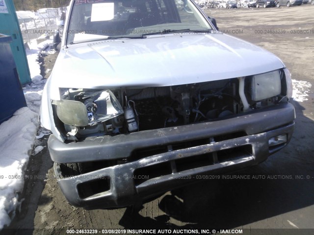 5N1ED28Y71C545494 - 2001 NISSAN XTERRA XE/SE SILVER photo 6