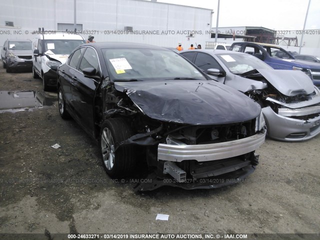 1C3CCCAB1FN567078 - 2015 CHRYSLER 200 LIMITED BLACK photo 1