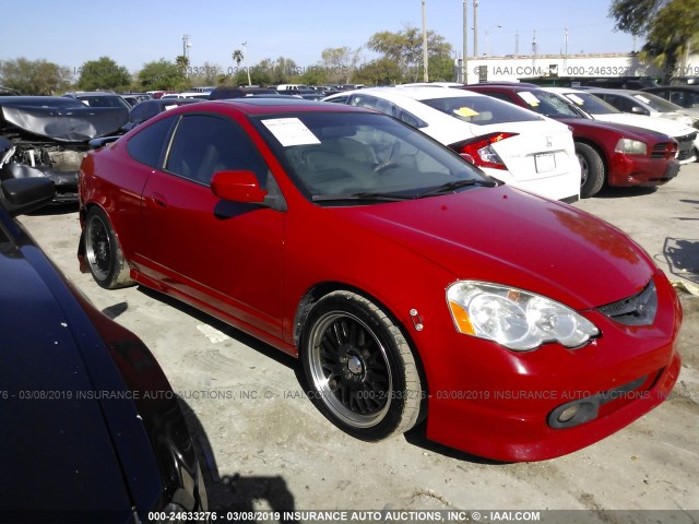 JH4DC53054S008878 - 2004 ACURA RSX TYPE-S RED photo 1