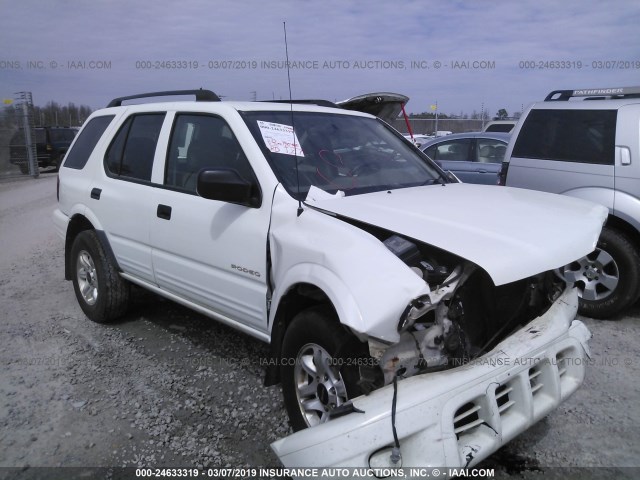 4S2CK58W144317169 - 2004 ISUZU RODEO S WHITE photo 1