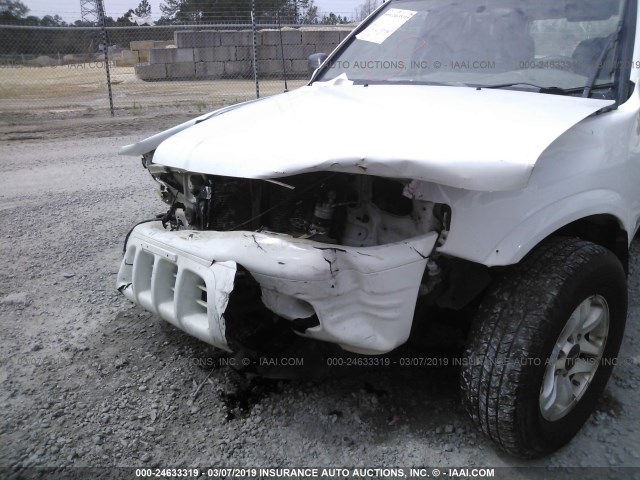 4S2CK58W144317169 - 2004 ISUZU RODEO S WHITE photo 6