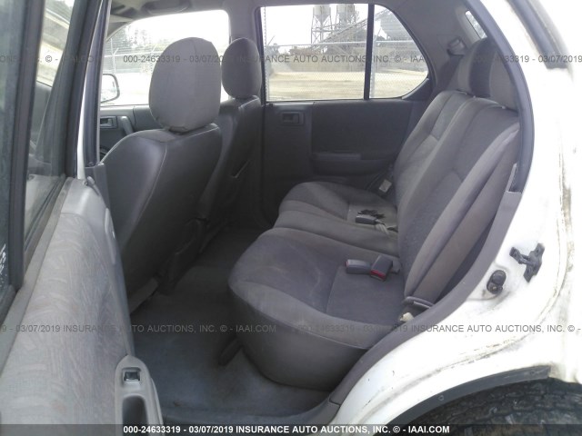 4S2CK58W144317169 - 2004 ISUZU RODEO S WHITE photo 8