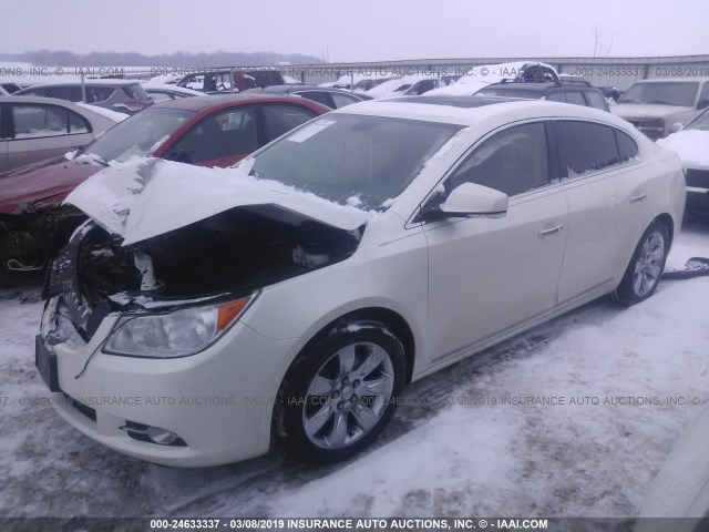 1G4GF5E36CF192258 - 2012 BUICK LACROSSE PREMIUM WHITE photo 2