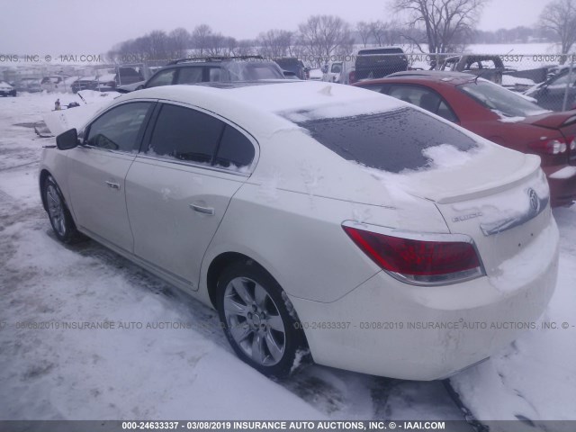 1G4GF5E36CF192258 - 2012 BUICK LACROSSE PREMIUM WHITE photo 3