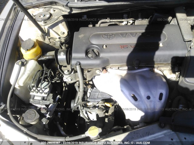 4T1BE46K58U212483 - 2008 TOYOTA CAMRY CE/LE/XLE/SE GRAY photo 10