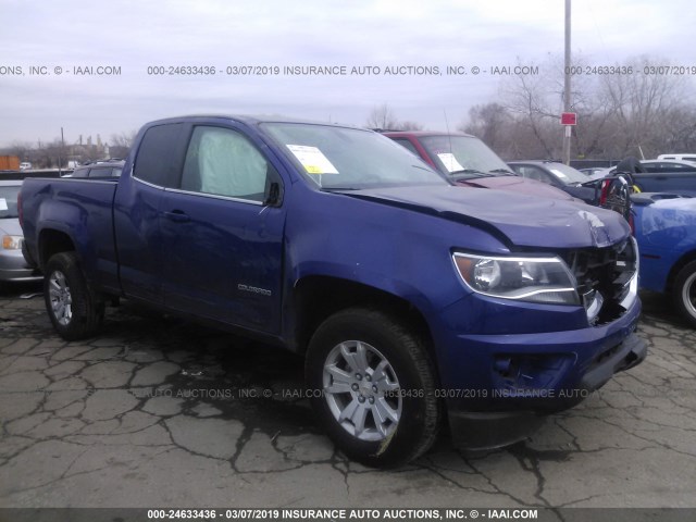 1GCHSCEA7H1243424 - 2017 CHEVROLET COLORADO LT BLUE photo 1