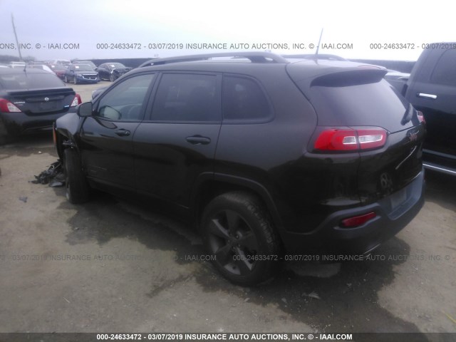 1C4PJLCB7GW307411 - 2016 JEEP CHEROKEE LATITUDE GREEN photo 3