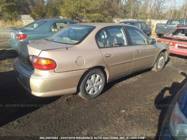 1G1ND52F34M693727 - 2004 CHEVROLET CLASSIC GOLD photo 4