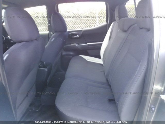 3TMCZ5AN4HM049852 - 2017 TOYOTA TACOMA DBL CAB/SR/TRDSPT/OR/PRO ნაცრისფერი ფოტო 8