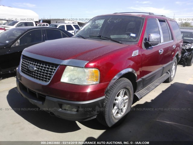 1FMPU16L44LB28705 - 2004 FORD EXPEDITION XLT RED photo 2