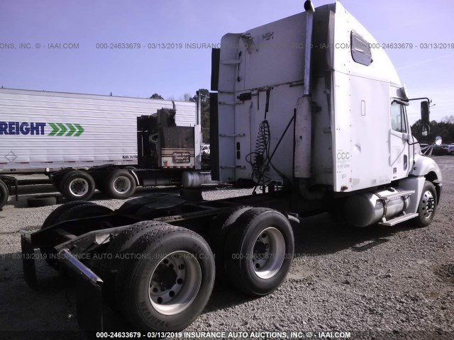 1FUJA6CK67DV31751 - 2007 FREIGHTLINER CONVENTIONAL COLUMBIA WHITE photo 4