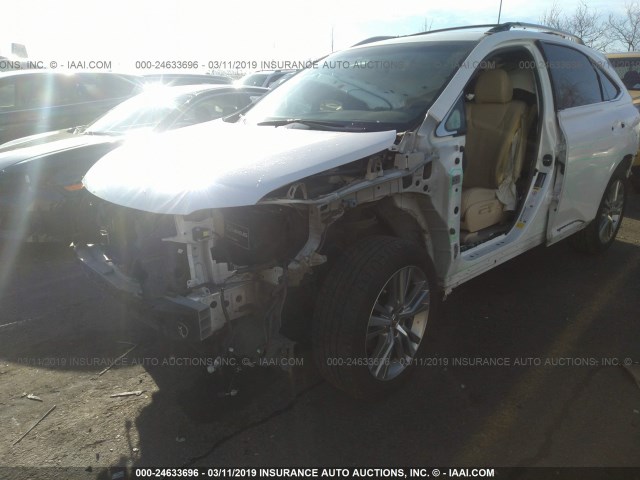 2T2BK1BA9FC289534 - 2015 LEXUS RX 350/BASE/F SPORT WHITE photo 6