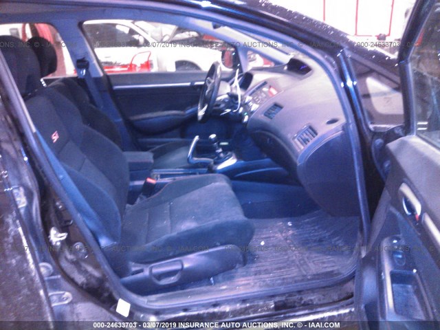 2HGFA55587H709856 - 2007 HONDA CIVIC SI BLACK photo 5