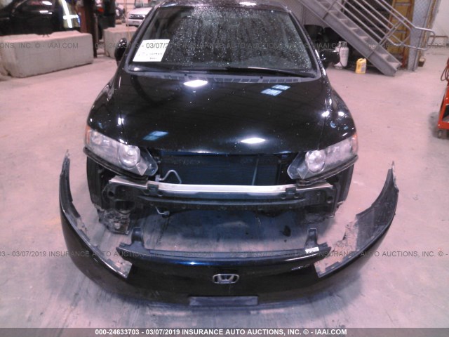 2HGFA55587H709856 - 2007 HONDA CIVIC SI BLACK photo 6