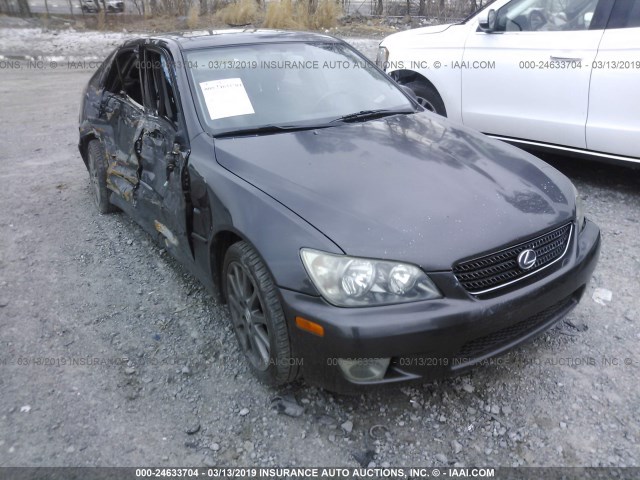 JTHBD192940090406 - 2004 LEXUS IS 300 GRAY photo 1