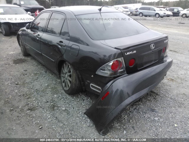 JTHBD192940090406 - 2004 LEXUS IS 300 GRAY photo 3