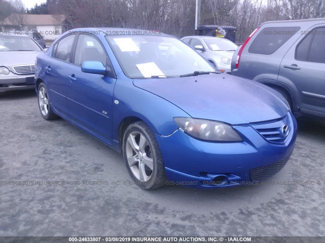 JM1BK123441211640 - 2004 MAZDA 3 S BLUE photo 1