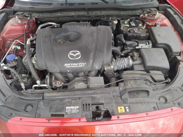 3MZBM1V7XFM163895 - 2015 MAZDA 3 TOURING RED photo 10