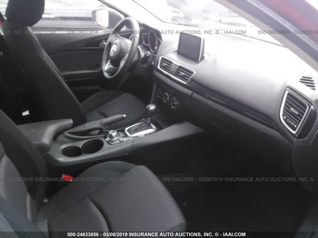 3MZBM1V7XFM163895 - 2015 MAZDA 3 TOURING RED photo 5