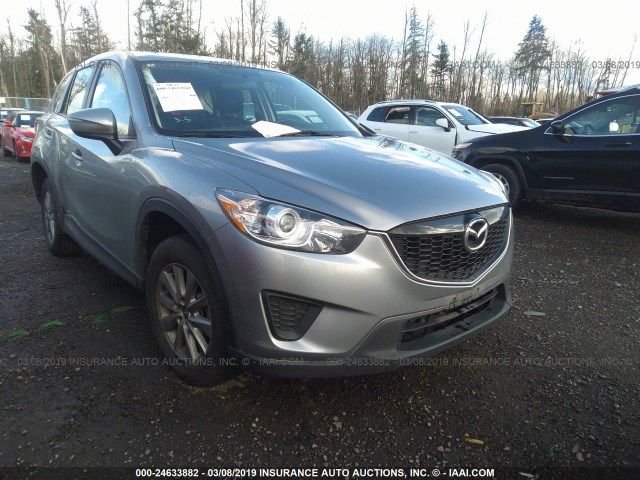 JM3KE2BE2F0466110 - 2015 MAZDA CX-5 SPORT GRAY photo 1