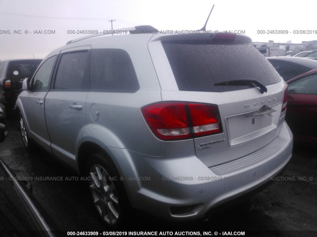 3C4PDDDG3ET141172 - 2014 DODGE JOURNEY LIMITED SILVER photo 3