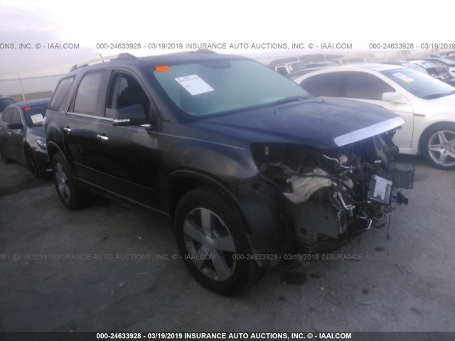 1GKKRRED8BJ331263 - 2011 GMC ACADIA SLT-1 BLACK photo 1