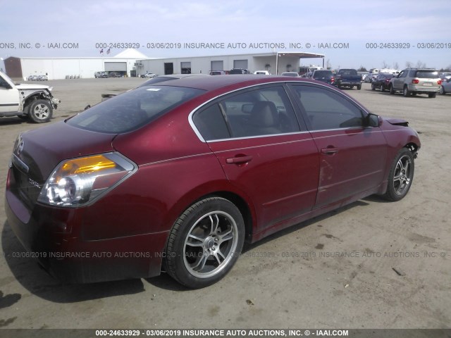 1N4AL21E18N474934 - 2008 NISSAN ALTIMA 2.5/2.5S RED photo 4