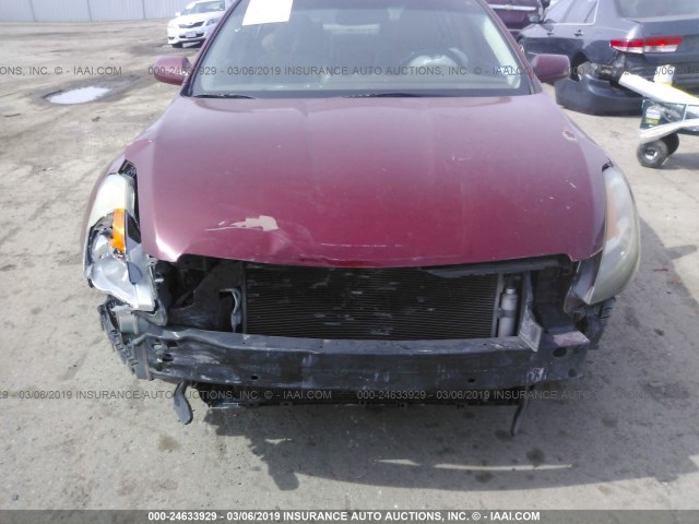 1N4AL21E18N474934 - 2008 NISSAN ALTIMA 2.5/2.5S RED photo 6