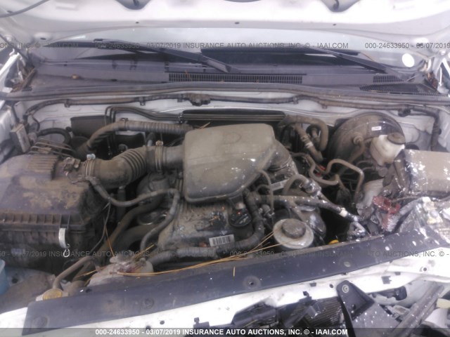 5TFUX4EN4DX021648 - 2013 TOYOTA TACOMA ACCESS CAB თეთრი ფოტო 10