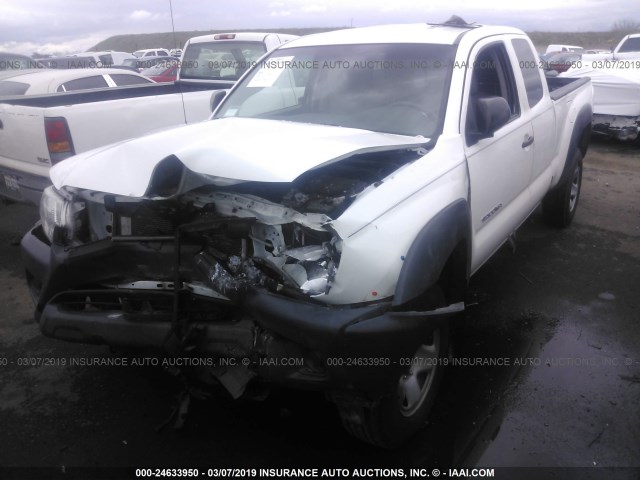 5TFUX4EN4DX021648 - 2013 TOYOTA TACOMA ACCESS CAB თეთრი ფოტო 2