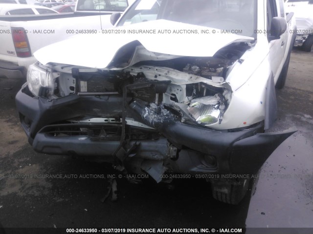 5TFUX4EN4DX021648 - 2013 TOYOTA TACOMA ACCESS CAB თეთრი ფოტო 6