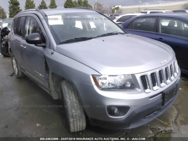 1C4NJDBB9HD142800 - 2017 JEEP COMPASS SPORT GRAY photo 1