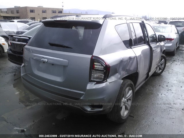 1C4NJDBB9HD142800 - 2017 JEEP COMPASS SPORT GRAY photo 4