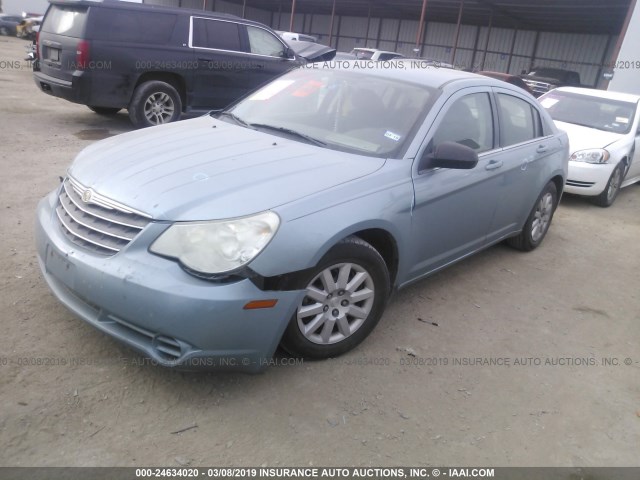 1C3LC46BX9N502121 - 2009 CHRYSLER SEBRING LX Light Blue photo 2