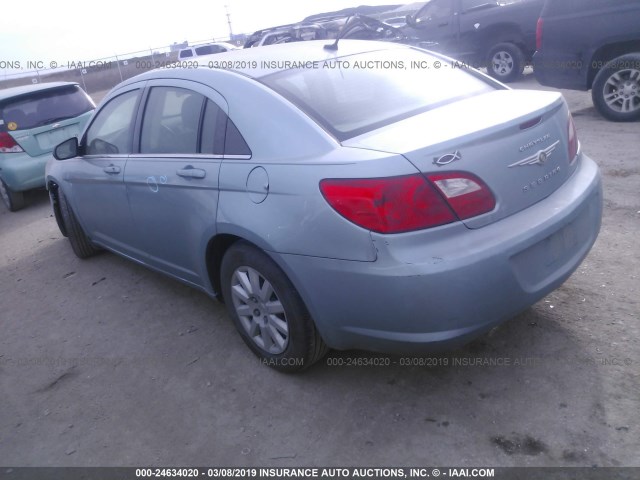 1C3LC46BX9N502121 - 2009 CHRYSLER SEBRING LX Light Blue photo 3