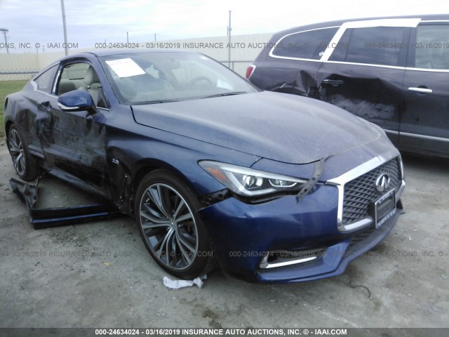 JN1EV7EKXHM363925 - 2017 INFINITI Q60 PREMIUM/SPORT BLUE photo 1