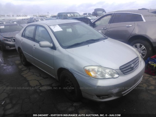 2T1BR32E04C314929 - 2004 TOYOTA COROLLA CE/LE/S SILVER photo 1