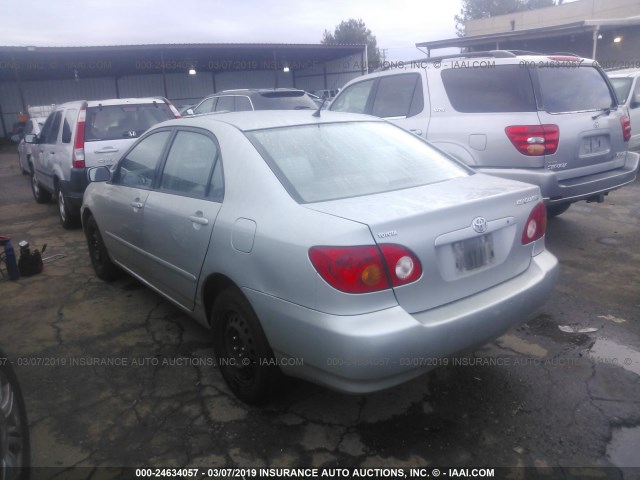 2T1BR32E04C314929 - 2004 TOYOTA COROLLA CE/LE/S SILVER photo 3