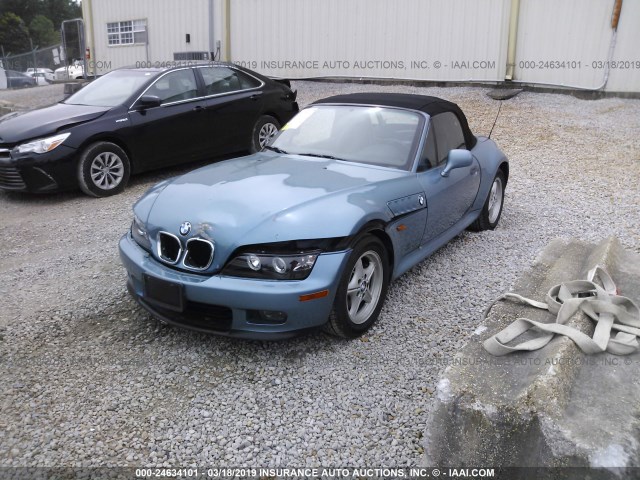 4USCH9337XLG00150 - 1999 BMW Z3 2.3 BLUE photo 2