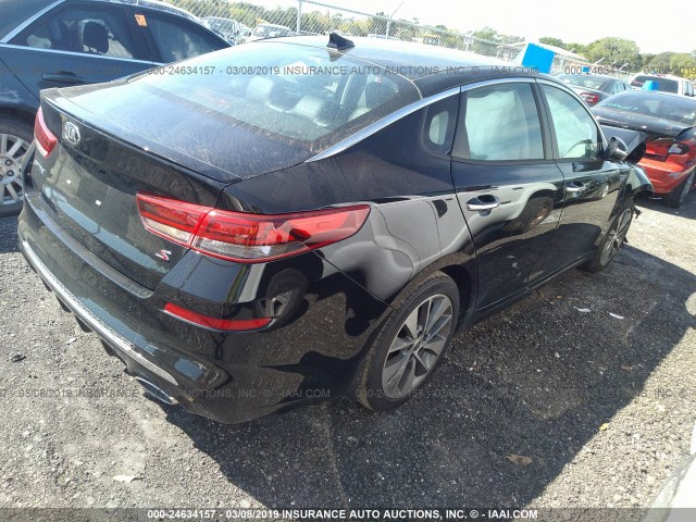 5XXGT4L32KG284414 - 2019 KIA OPTIMA LX/S BLACK photo 4