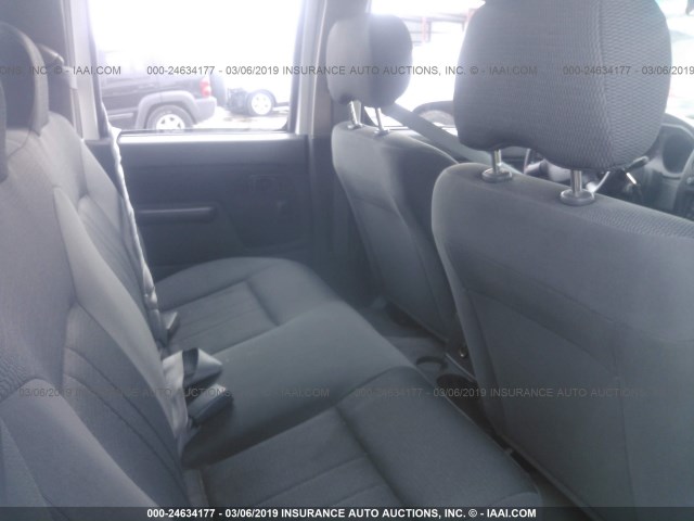 1N6ED27Y23C424183 - 2003 NISSAN FRONTIER CREW CAB XE/CREW CAB SE WHITE photo 8