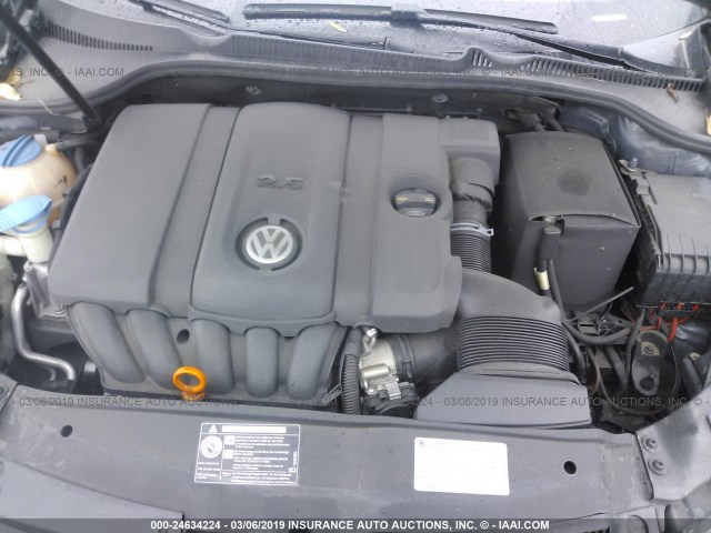 WVWAB7AJ2CW181635 - 2012 VOLKSWAGEN GOLF 灰色 照片 10