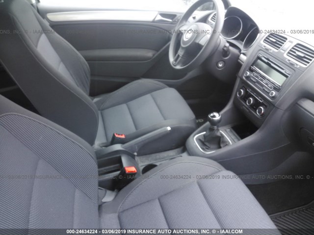 WVWAB7AJ2CW181635 - 2012 VOLKSWAGEN GOLF 灰色 照片 5