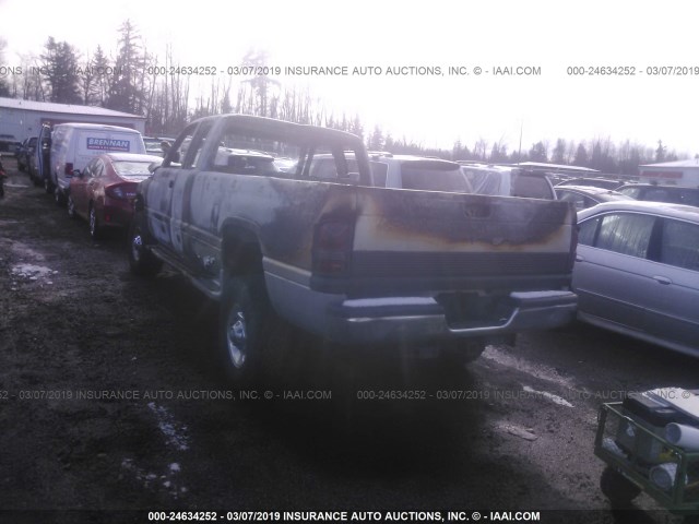 3B7KF2364YG135461 - 2000 DODGE RAM 2500 GRAY photo 3